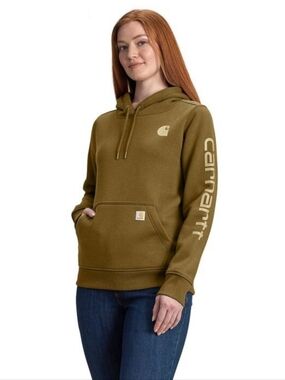Carhartt Women's Relaxed Fit Midweight Logo Hoodie